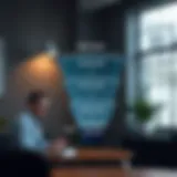 Visual representation of a coaching sales funnel stages