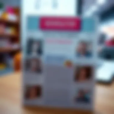 Engaging Layout for Effective Communication Engaging newsletter layout with vibrant colors and clear sections