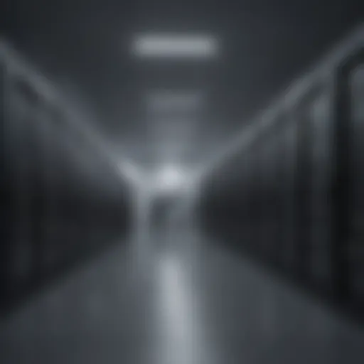 Secure data center representing private cloud infrastructure