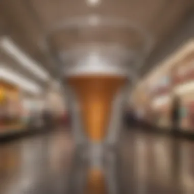 Visual representation of the shopping funnel stages