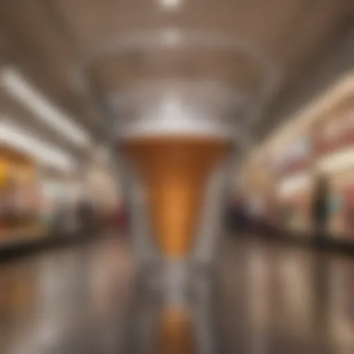 Visual representation of the shopping funnel stages